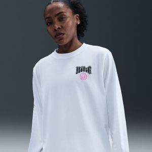 Nike Dri-FIT basketbalshirt voor dames - Wit
