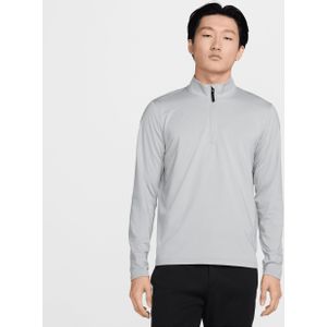 Nike Victory Dri-FIT golftop met halflange rits voor heren - Grijs