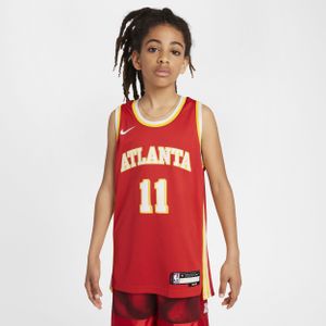 Atlanta Hawks 2023/24 Icon Edition Nike Swingman NBA-jersey voor kids - Rood
