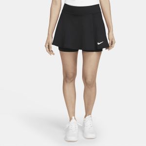 NikeCourt Dri-FIT Victory Ruimvallende rok - Zwart