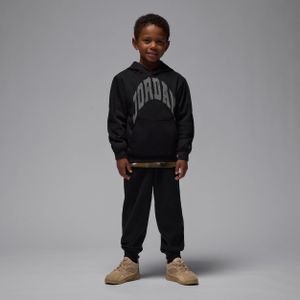 Jordan MVP tweedelige hoodieset van fleece voor kleuters - Zwart