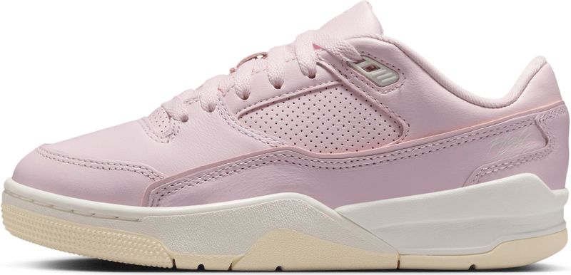 Jordan - Flight Court - Kinderschoenen - Grijs - Leer en Suède