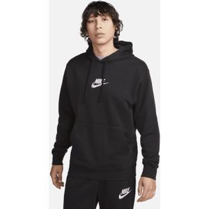 Nike Club hoodie van sweatstof voor heren - Zwart
