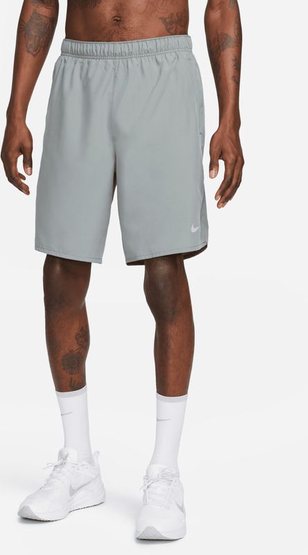 NIKE Sportbroek 'Challenger'  grijs / zilvergrijs