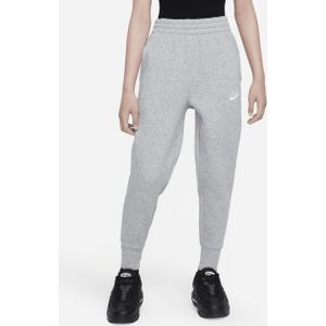 Nike Sportswear Club Fleece aansluitende meisjesbroek met hoge taille - Grijs
