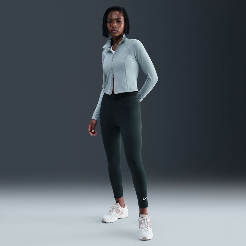 Nike Classic 7/8-legging met hoge taille voor dames - Groen