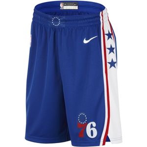 Philadelphia 76ers Icon Edition Swingman Nike Dri-FIT NBA-herenshorts - Blauw