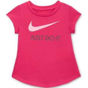 Nike Swoosh 'Just Do It' T-shirt voor baby's (12-24 maanden) - Roze