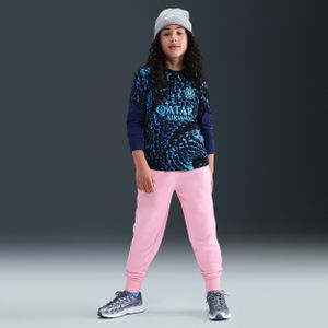 Nike - Sportswear Club Fleece - Aansluitende Meisjesbroek - Groen - Hoge Taille