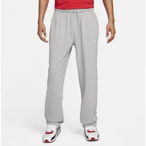 Nike Club knit herenbroek met open zoom - Grijs