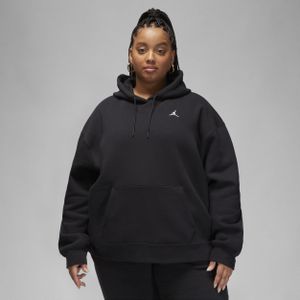 Jordan Flight Hoodie voor dames (Plus Size) - Zwart