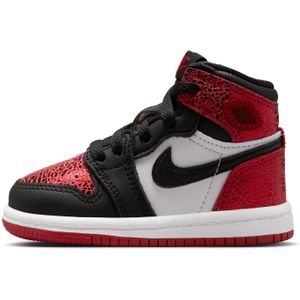 Jordan - Air 1 High - Sportschoenen - Rood - Leer