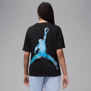 Jordan T-shirt met graphic voor dames - Zwart