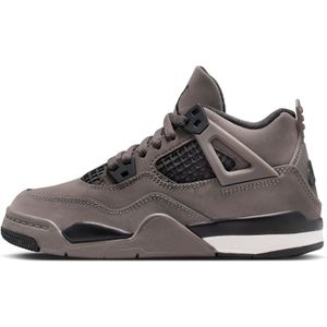 Jordan 4 Retro 'Cave Stone and Black' kleuterschoenen - Grijs
