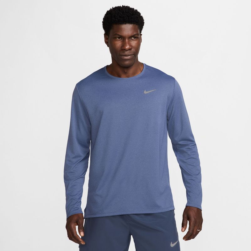 Nike - Miler Dri-FIT UV Shirt - Heren - Ademend - Zwart