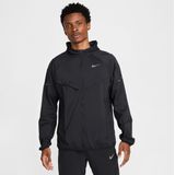 Nike Stride UV Hardloopjack Dri-Fit - Zwart/Reflecterend Zilver