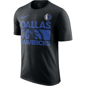 Dallas Mavericks Courtside Nike NBA-herenshirt - Zwart
