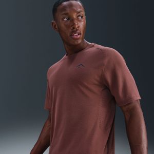 Nike Solar Chase Dri-FIT ADV hardlooptop met korte mouwen voor heren - Bruin