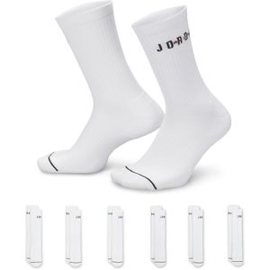 Jordan - Everyday Crew - Sportsokken - Wit - 6 Paar