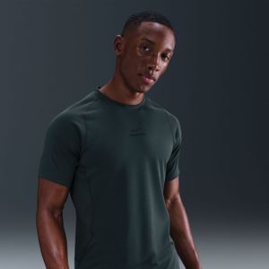 Nike Pro Training Dri-FIT - Heren Top - Zwart - Korte Mouwen