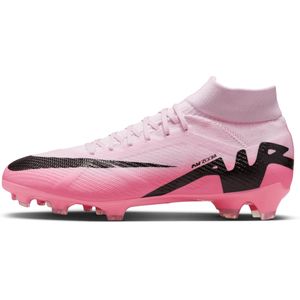 Nike Mercurial Superfly 9 Pro high-top voetbalschoenen (stevige ondergrond) - Roze