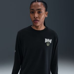 Nike Dri-FIT basketbalshirt voor dames - Zwart