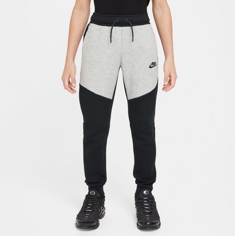 Nike - Tech Fleece - Joggingbroek - Zwart Grijs - Kids