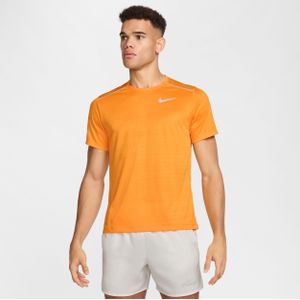 Nike - Miler 1.0 - T-Shirt - Oranje - 100% Polyester