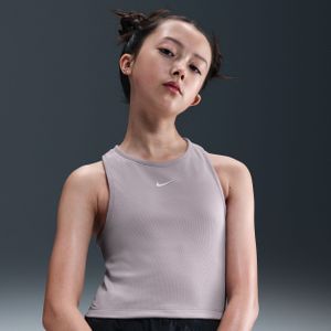 Nike geribde tanktop voor meisjes - Paars
