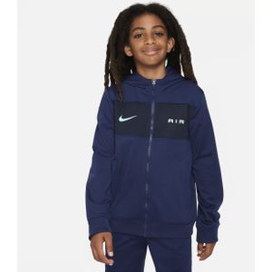 Nike Air Hoodie met rits voor jongens - Blauw