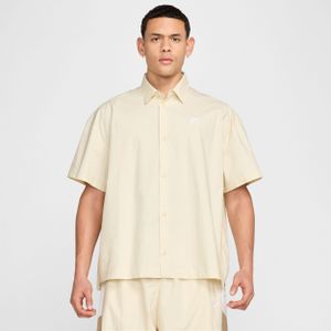 Nike - Club - Overhemd - Groen - Korte Mouwen - Knoopsluiting