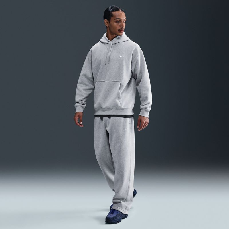 Nike Solo Swoosh Open Hem Fleece Pants, grijs