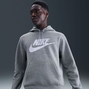 Nike Club Fleecehoodie voor heren - Grijs