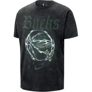 Milwaukee Bucks Courtside 'Halloween' Max90 Nike NBA T-shirt voor heren - Zwart