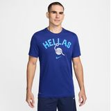 Nike, Heren, Tops, Blauw, Maat: XL Katoen,