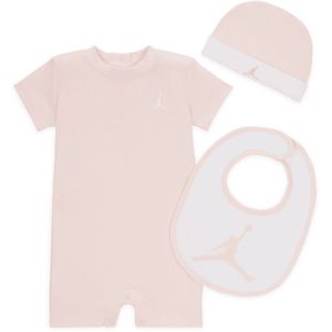 Jordan Jumpman driedelige romperset voor baby's - Roze