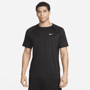 Nike Ready Dri-FIT fitnesstop met korte mouwen voor heren - Zwart