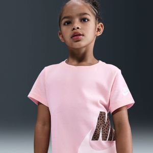 Nike Wild Warmth T-shirt met graphic voor kleuters - Roze