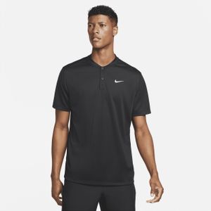 NikeCourt Dri-FIT Blade Tennispolo voor heren - Zwart