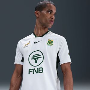 Springboks 2025/26 Stadium Uit Nike Rugby replica uitjersey voor heren - Wit