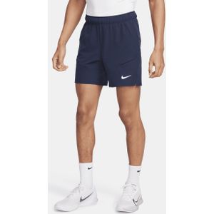 NikeCourt Advantage Dri-FIT tennisshorts voor heren (18 cm) - Blauw