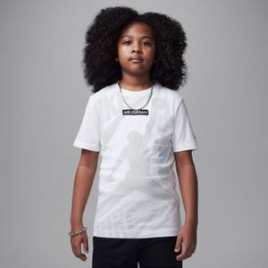 Jordan Air Jordan 4 Engineered retro T-shirt voor kids - Wit