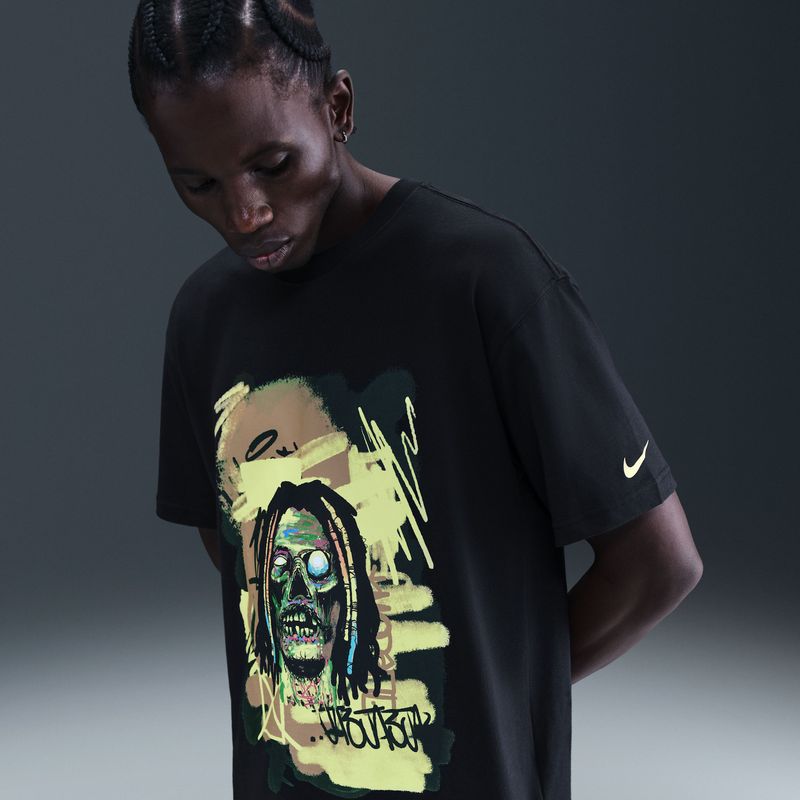 Nike - M90 - Basketbalshirt - Zwart