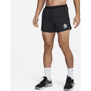 Nike Running Energy Stride hardloopshorts met binnenbroek voor heren (13 cm) - Zwart