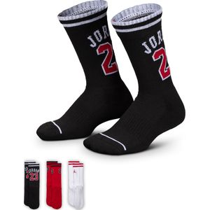 Jordan Varsity Jersey Crew sokken voor kids (3 paar) - Zwart