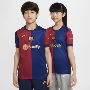 FC Barcelona 2024/25 Stadium Thuis Nike Dri-FIT replicavoetbalshirt voor kids - Blauw