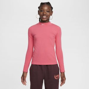 Nike Sportswear top met lange mouwen voor meisjes - Roze