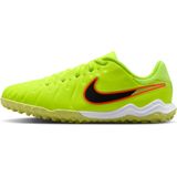 Nike Jr. Tiempo Legend 10 Academy low-top voetbalschoenen voor kleuters/kids (turf) - Geel