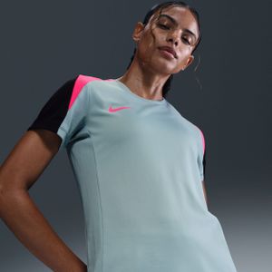 Nike Strike voetbaltop met Dri-FIT en korte mouwen voor dames - Grijs