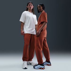 Nike Wool Classics fleecebroek met open zoom - Rood